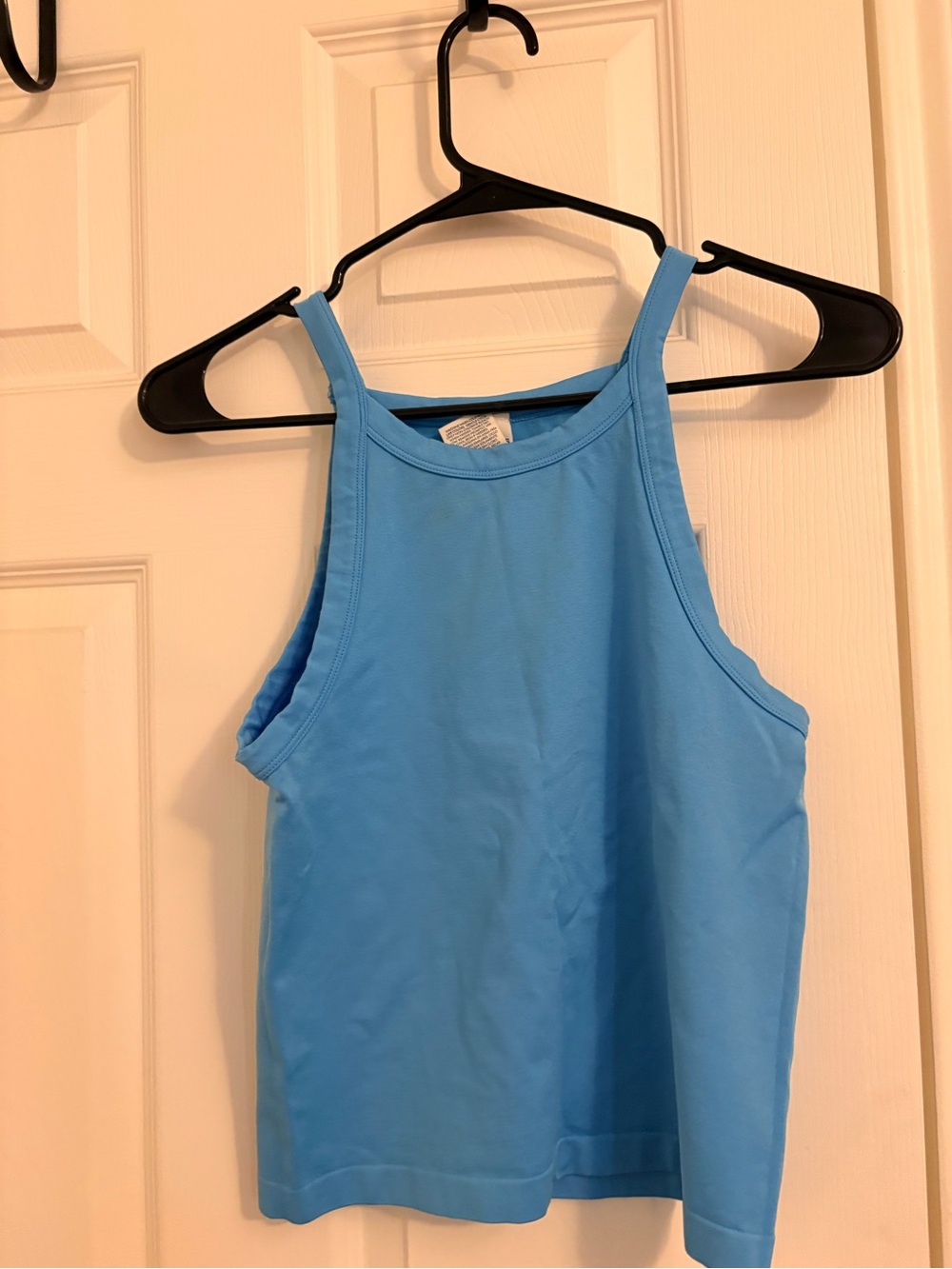No Boundaries womens Light Blue Tank top tight fitting